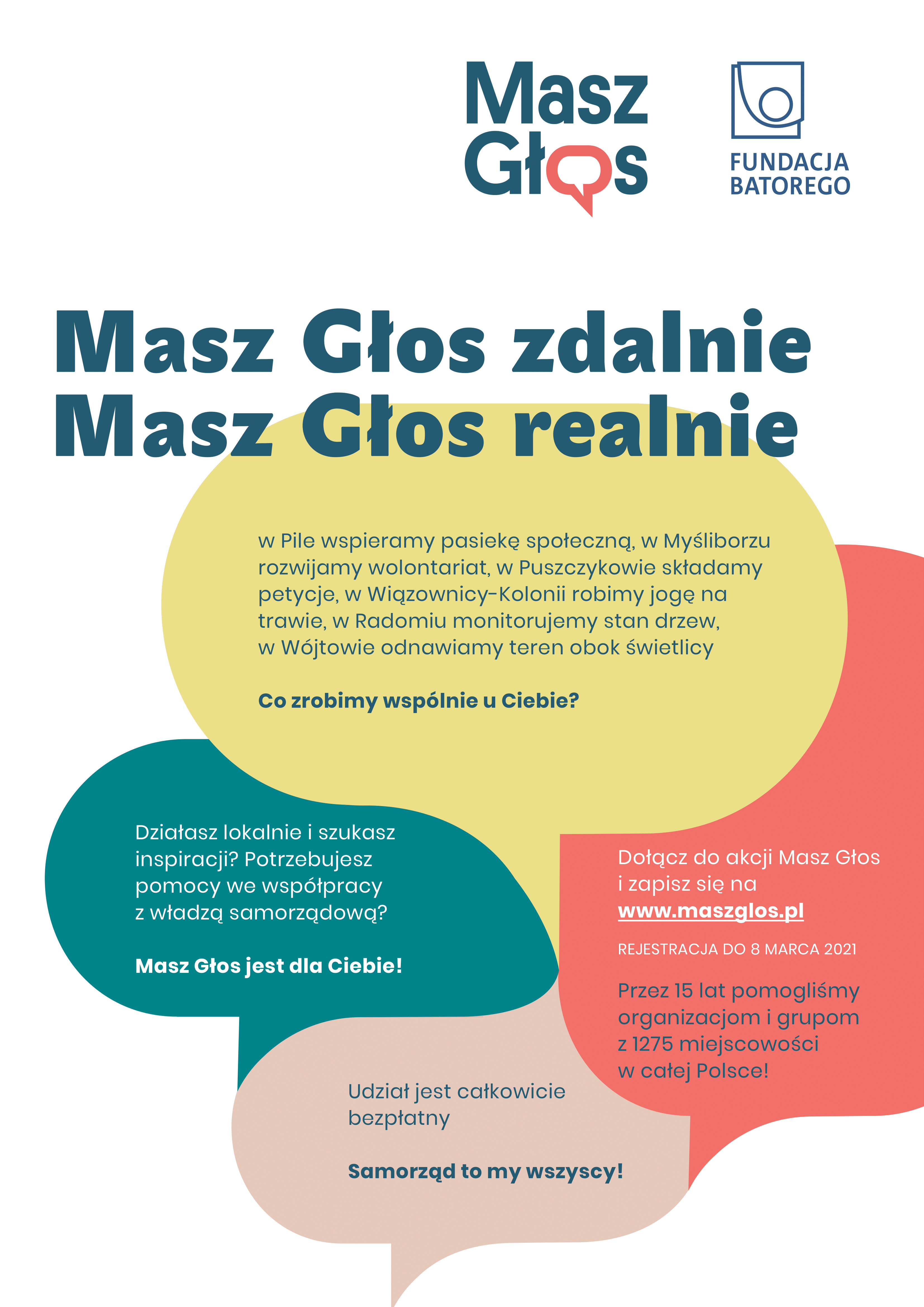 Plakat akcji - Masz głos